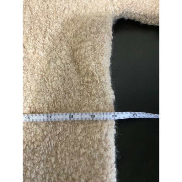 REFORMATION New Alpaca Linen Blend Ambrose Boucle Sweater in Ginger size Large - Picture 13 of 16